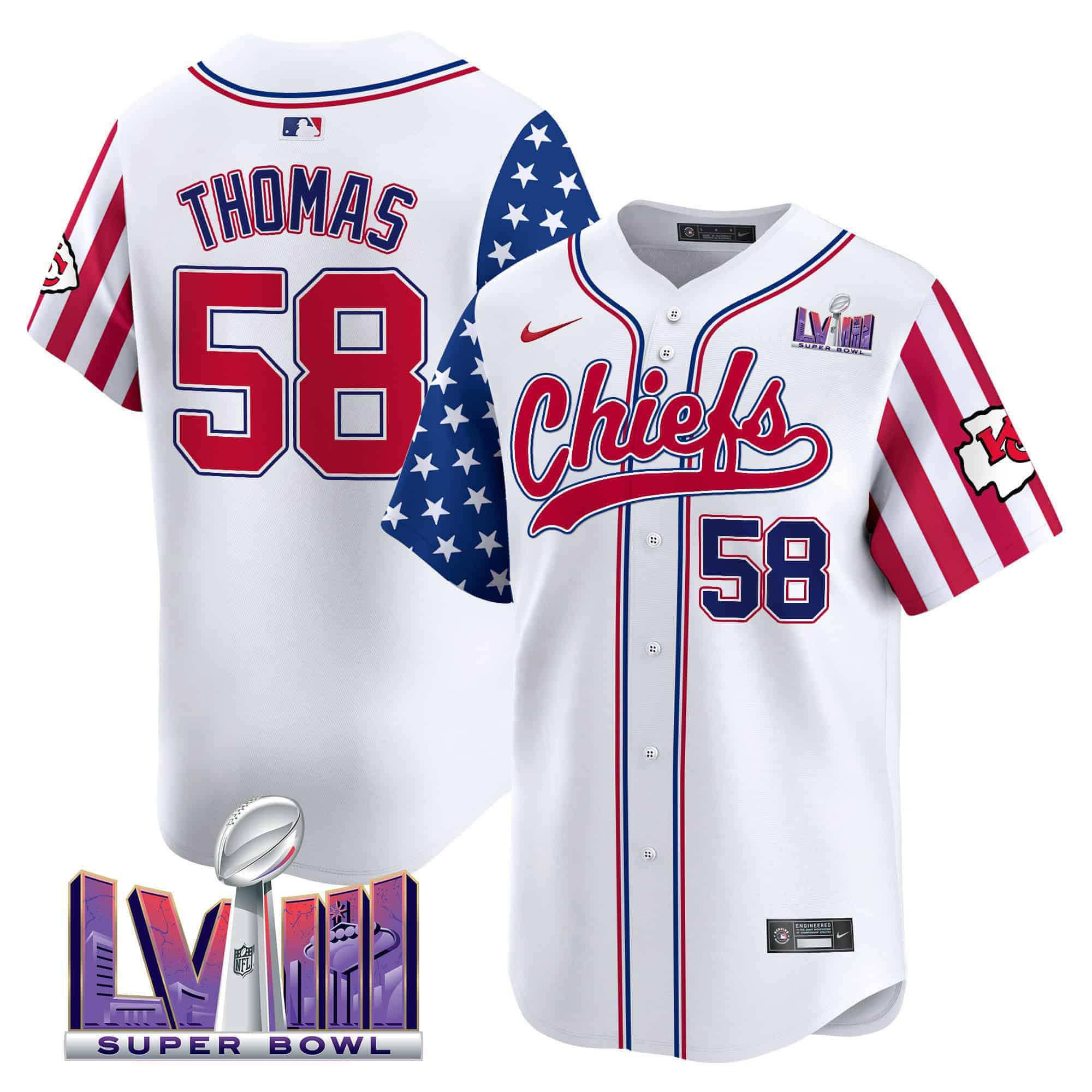 Men Kansas City Chiefs #58 Thomas White 2024 Nike Independence Day Vapor Premier Limited NFL Jersey->indianapolis colts->NFL Jersey
